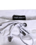 Dolce & Gabbana White Drawstring Men Beachwear Brief Swimwear